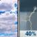 Tuesday: Mostly Cloudy then Chance Showers And Thunderstorms