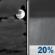 Sunday Night: Mostly Cloudy then Slight Chance Rain Showers